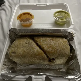 Steak burrito