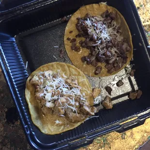 two different types of tacos