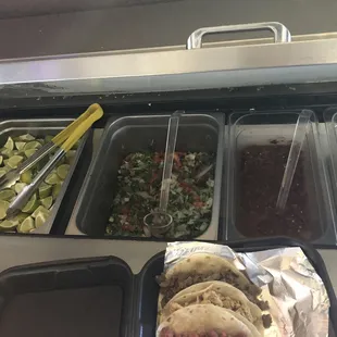 Salsa bar