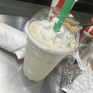 Banana Cream Dream milk shake