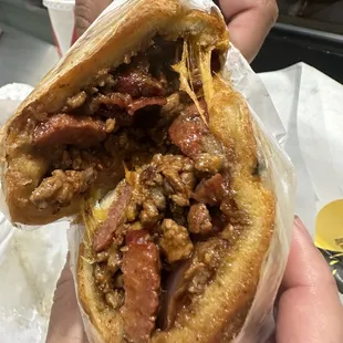 Hot Link Steak Philly Sandwich