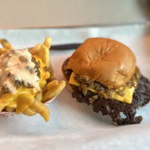 Saucey Fries &amp; Double Smash
