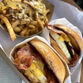 Bacon, Egg N Cheez Sandwich Combo