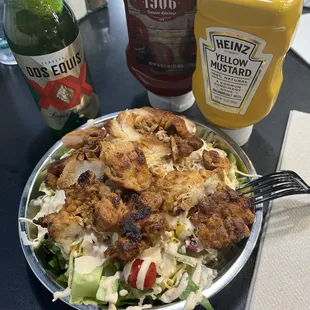 Breaded Chicken Salad - Chipotle Dressing