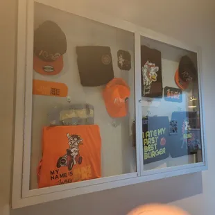 Display of goodies.