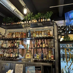 Vast liquor selection