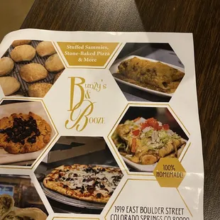 Delicious supreme pizza with half red sauce and half white sauce and I tried their basic cheeseburger Bonzi!!!So delicious