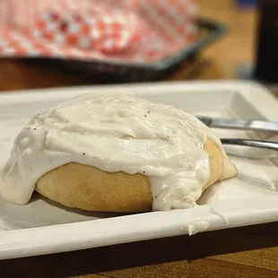 Vegan Breakfast Bunzie with Country Gravy