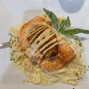 Crab Stuffed Salmon