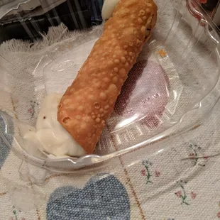 Tasty Cannoli and they have cheese cake and cheese cake bites and sometimes a new dessert for the day.