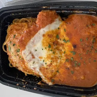 Chicken parmigiana