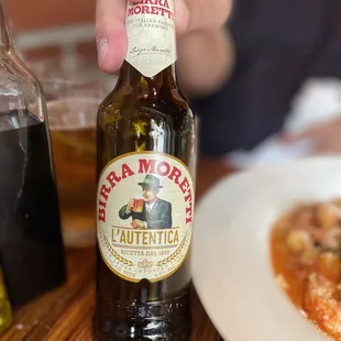 Moretti beer