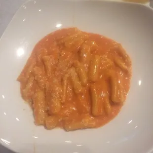 Cavatelli with vodka sauce is awesome