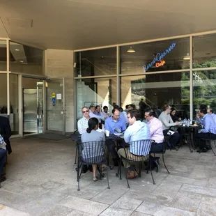 Outside seating best kept secret