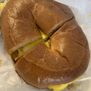 Breakfast bagel