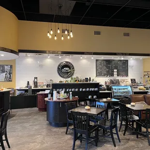 Inside the coffeehouse. Nice and quiet atmosphere.