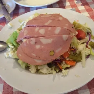 Antipasto before tossing