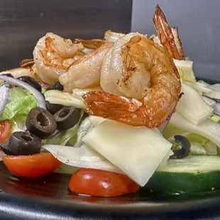 Grilled Shrim House Salad