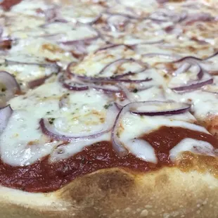 Mushroom &amp; Onion Pizza