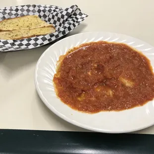 Meat Ravioli- I love this sauce!