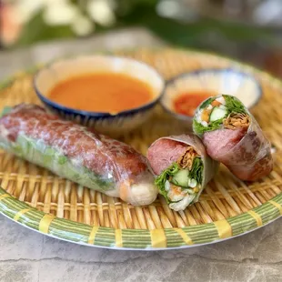 #16 Nem Nướng Cuốn: Grilled Pork Spring Rolls | 2 pc - $8.95