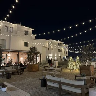 Outside courtyard