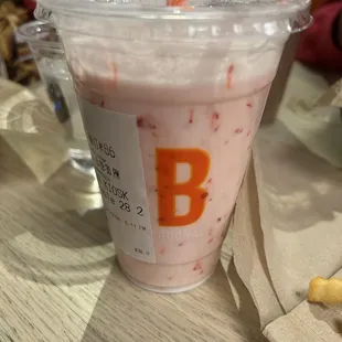 Peppermint shake. Like running your leftover candy canes through a Vitamix.