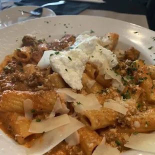 Rigatoni Bolognese
