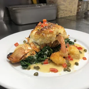 Lobster tail oreganata