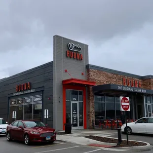 Storefront with drive-thru.