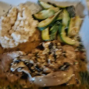 The Veal Marsala.  Meh! Apologies for the poor quality photo!