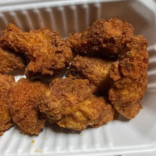 Asked for honey bbq and this is what I i got never ordering from here again