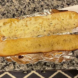 Garlic Bread Sicilian Style with Mozzarella