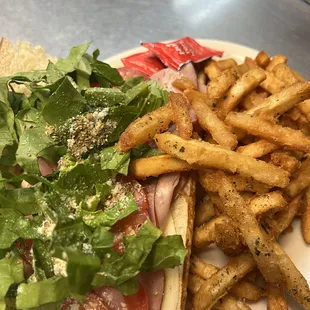 6" sub and fries lunch combo