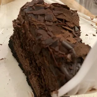 And dessert chocolate cake, typically it's the tiramisu but they were out today.