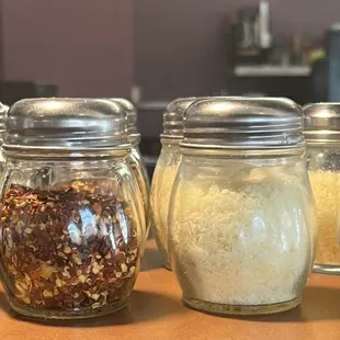 Red Pepper Flakes Parmesan Cheese