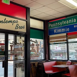 a woman sitting at a table