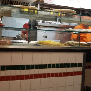 Pizza by the slice, great assortment