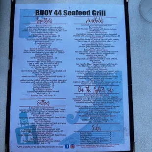Menu side 2