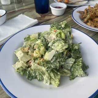 Roasted Poblano Caesar Salad