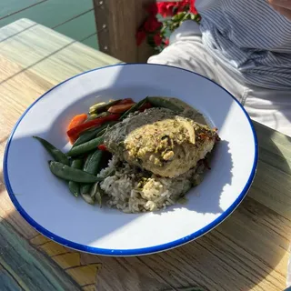 Banana Crusted Mahi