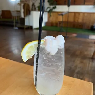 Lychee Ginger House-made Fizz for $6