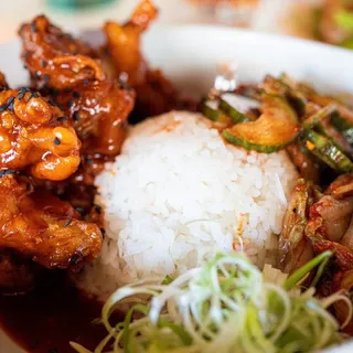 Spicy Seoul chicken bowl