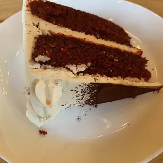 Red Velvet Cake With Strawberry and Cream Cheese Filling