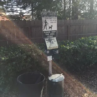 Something to pick up dog mess.  Please use it