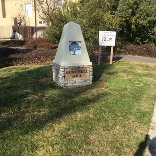A sign