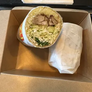 Fusion Chicken Burrito
