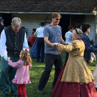 Dancers at Harvest Days at LSU Rural Life Museum.