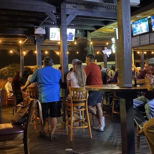 Outside bar area