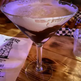 Chocolate raspberry martini